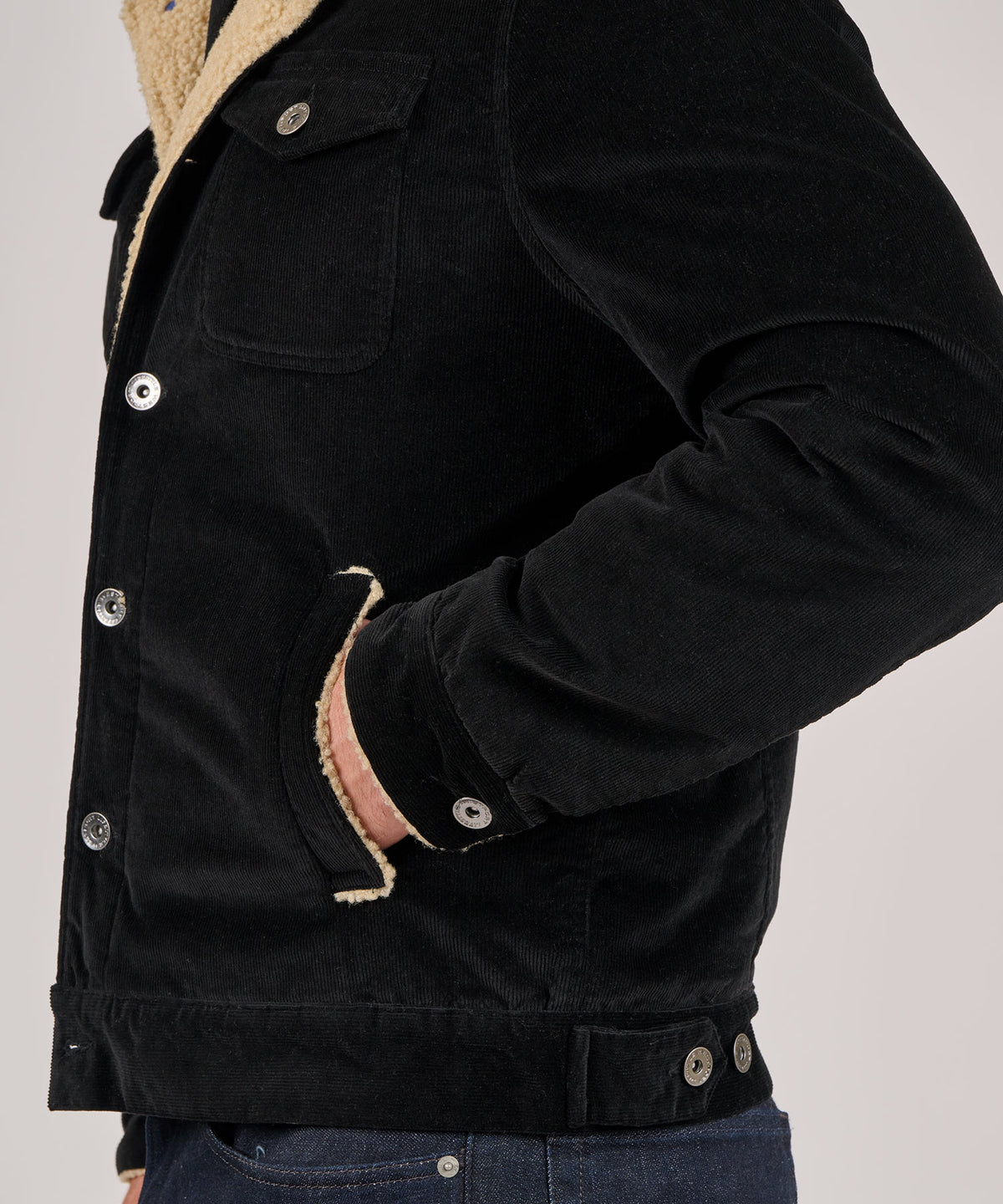 Westport Lifestyle High Pile Lined Corduroy Trucker Jacket, Men's Big & Tall