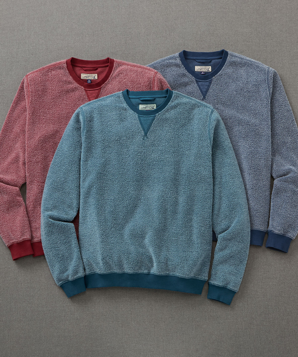 Westport Lifestyle Fleece Out Crew Pullover, Men's Big & Tall