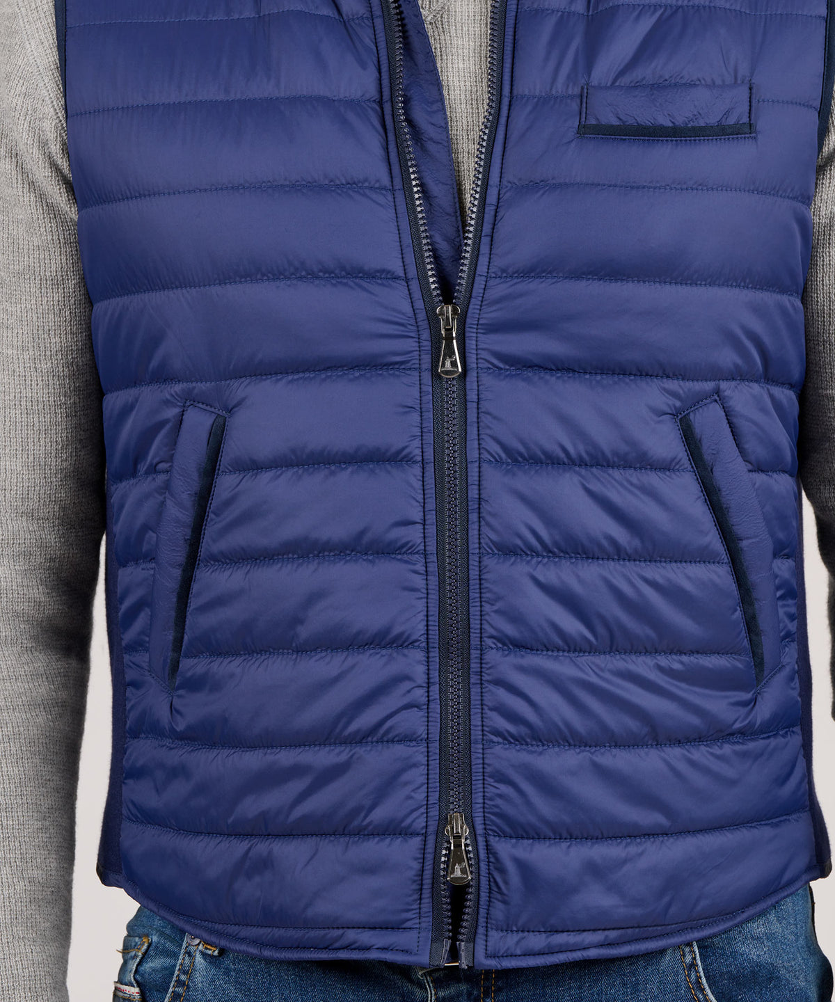 Westport Lifestyle Baseball Collar Quilted Puffer Vest, Men's Big & Tall