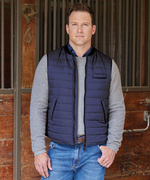 Westport Lifestyle Baseball Collar Quilted Puffer Vest