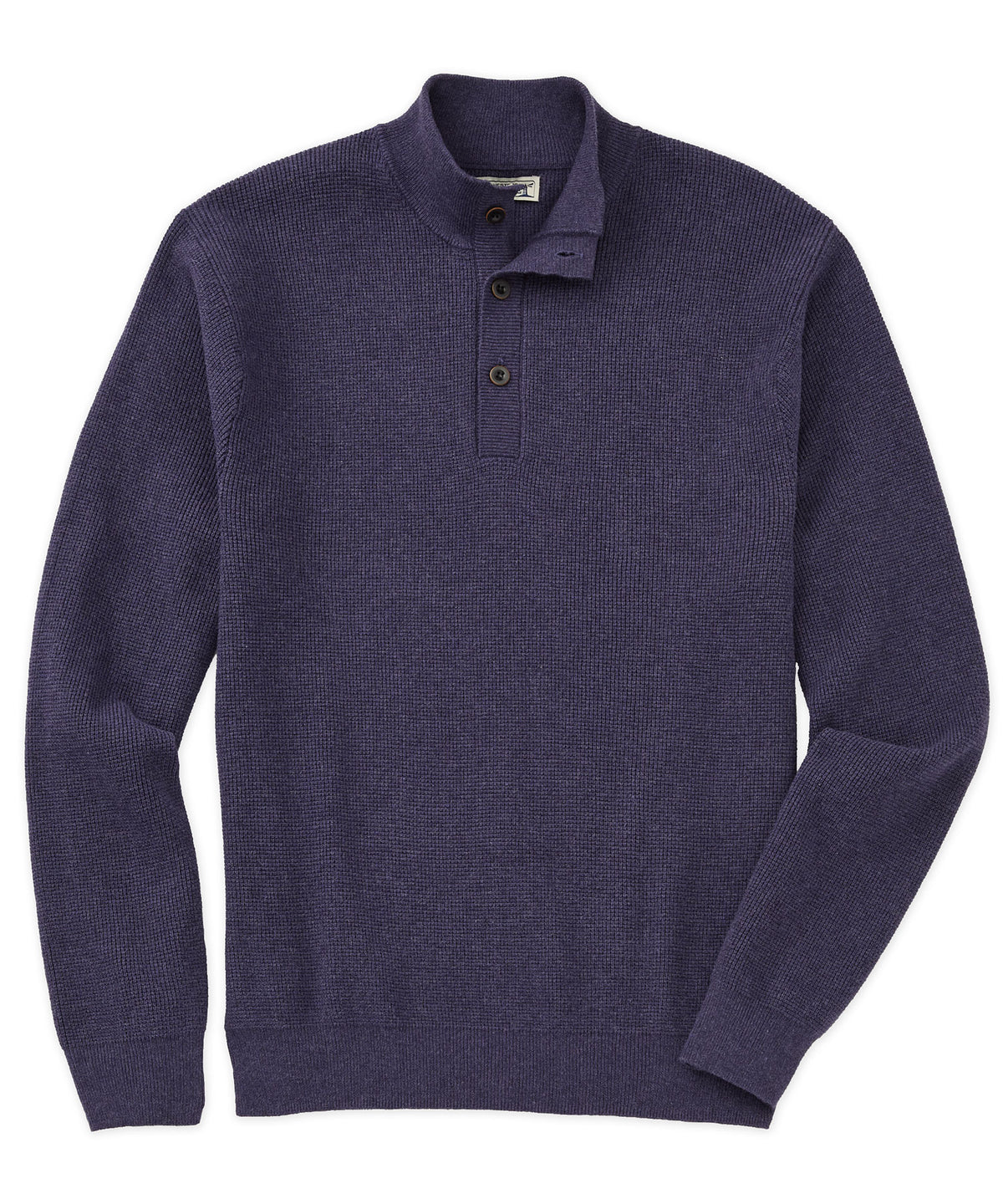 Westport Lifestyle Cotton Cashmere Button Mock Pullover Sweater Westport Big Tall