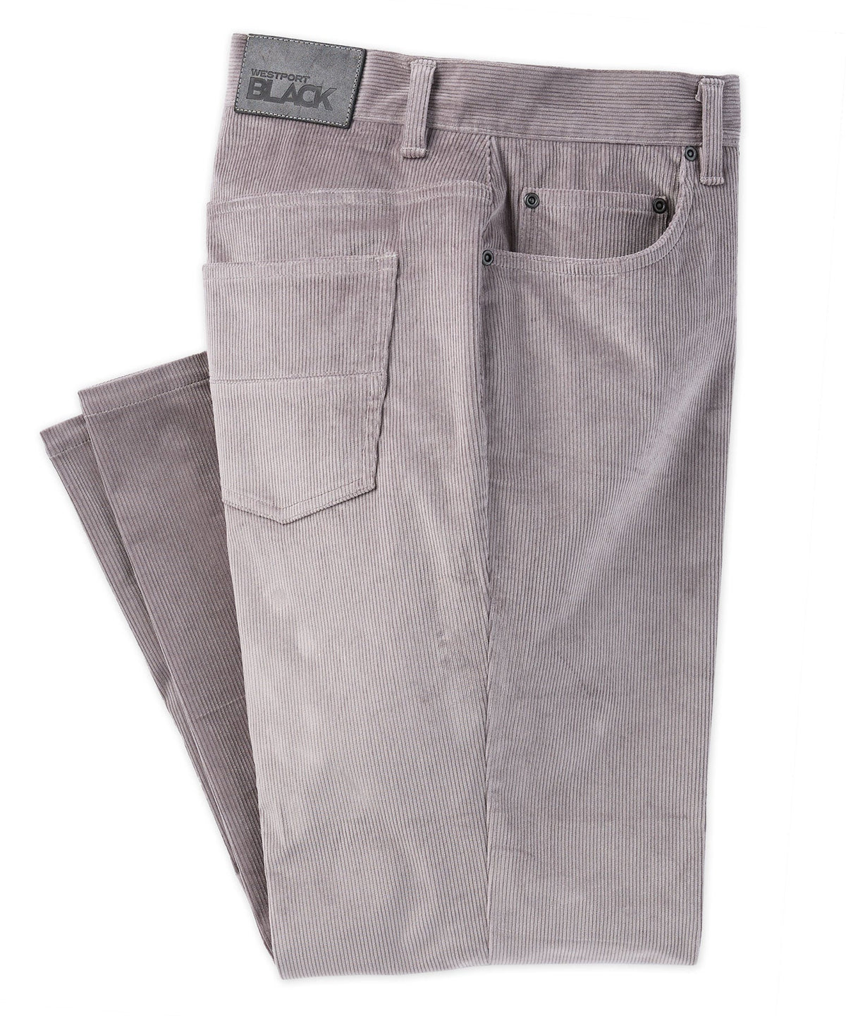 Westport Black Stretch Cord 5-Pocket Pant, Men's Big & Tall