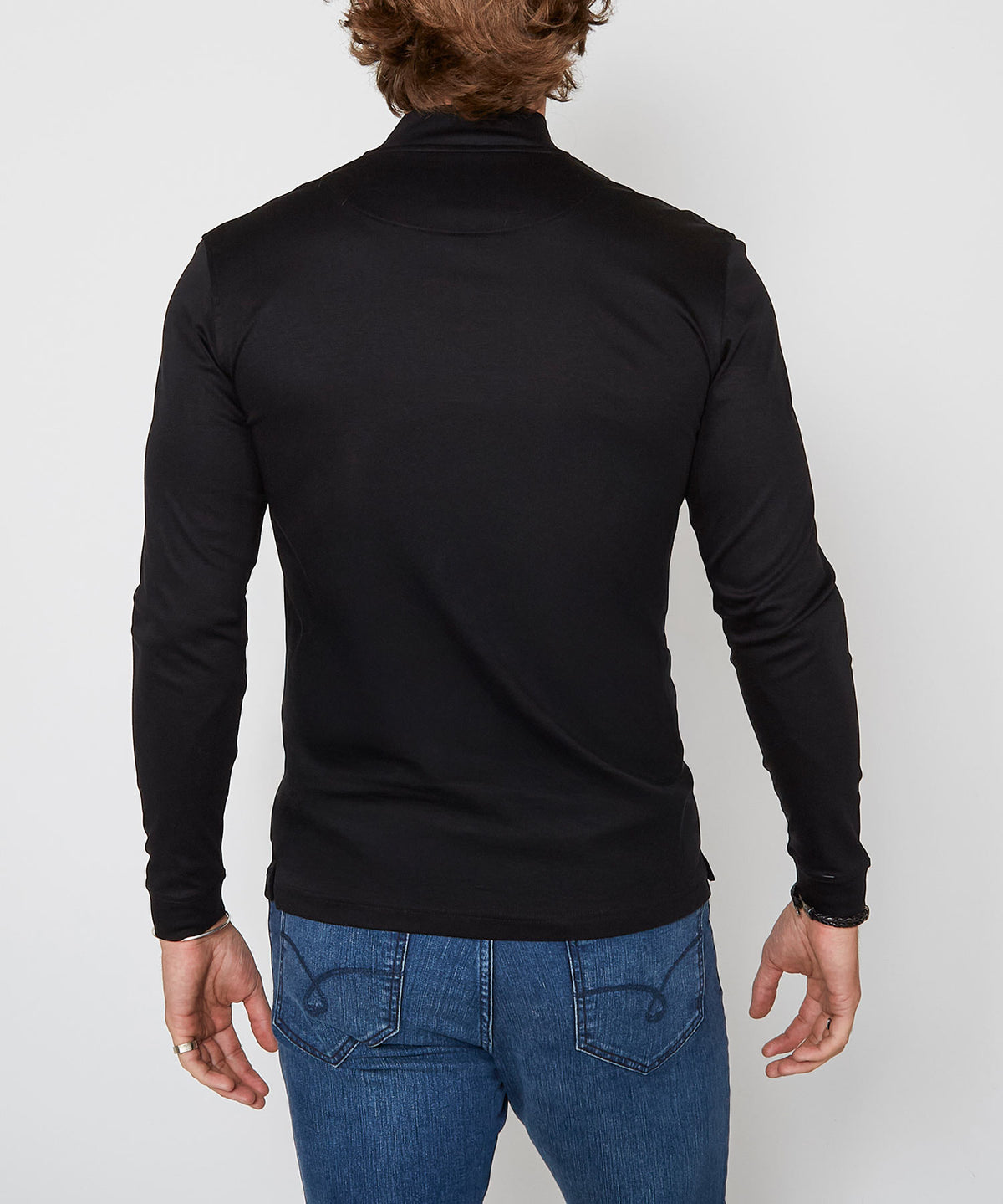 Westport Lifestyle LustreTech Cotton Mock, Men's Big & Tall