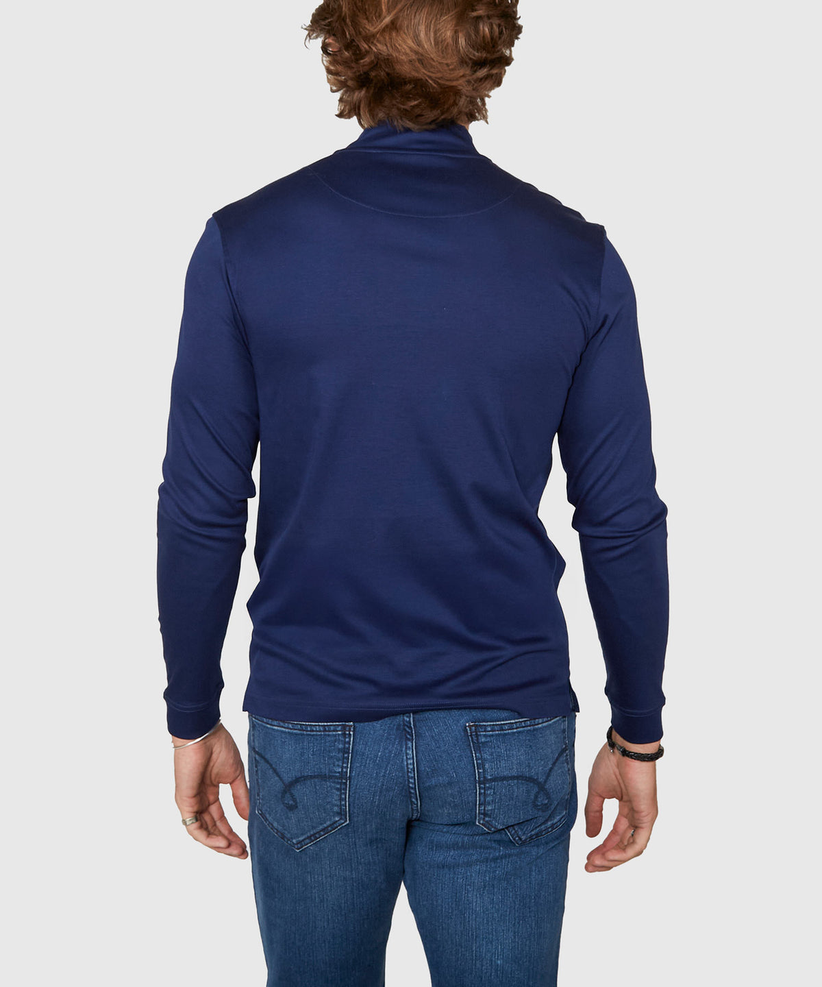 Westport Lifestyle LustreTech Cotton Mock, Men's Big & Tall