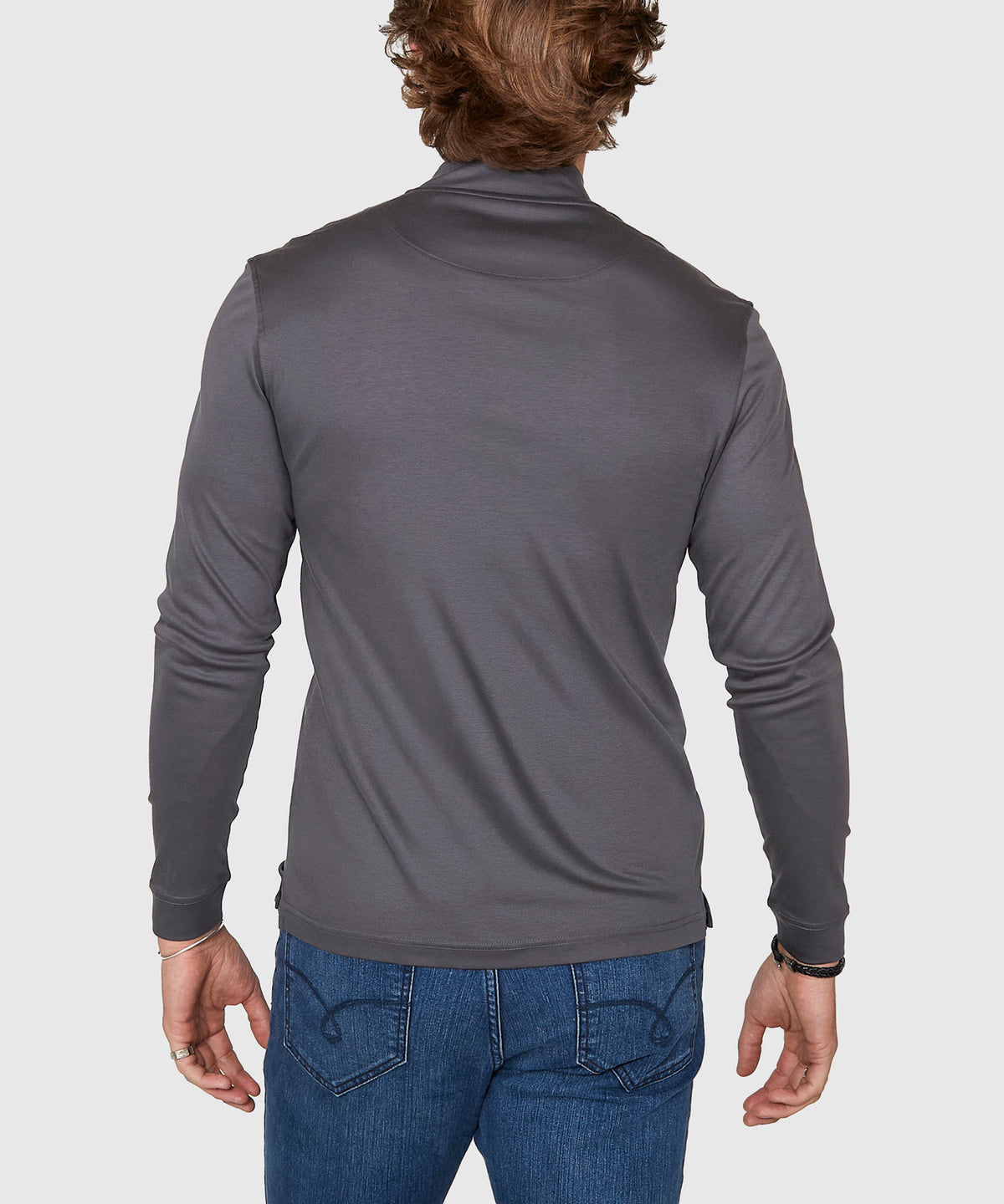 Westport Lifestyle LustreTech Cotton Mock, Men's Big & Tall