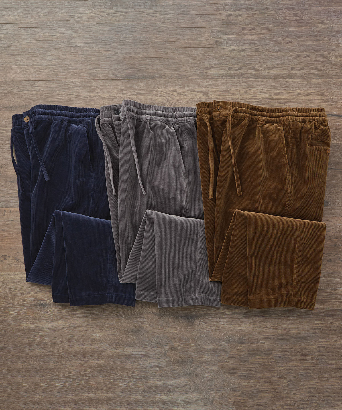 Westport Lifestyle Elastic Waist Stretch Corduroy Pant, Men's Big & Tall