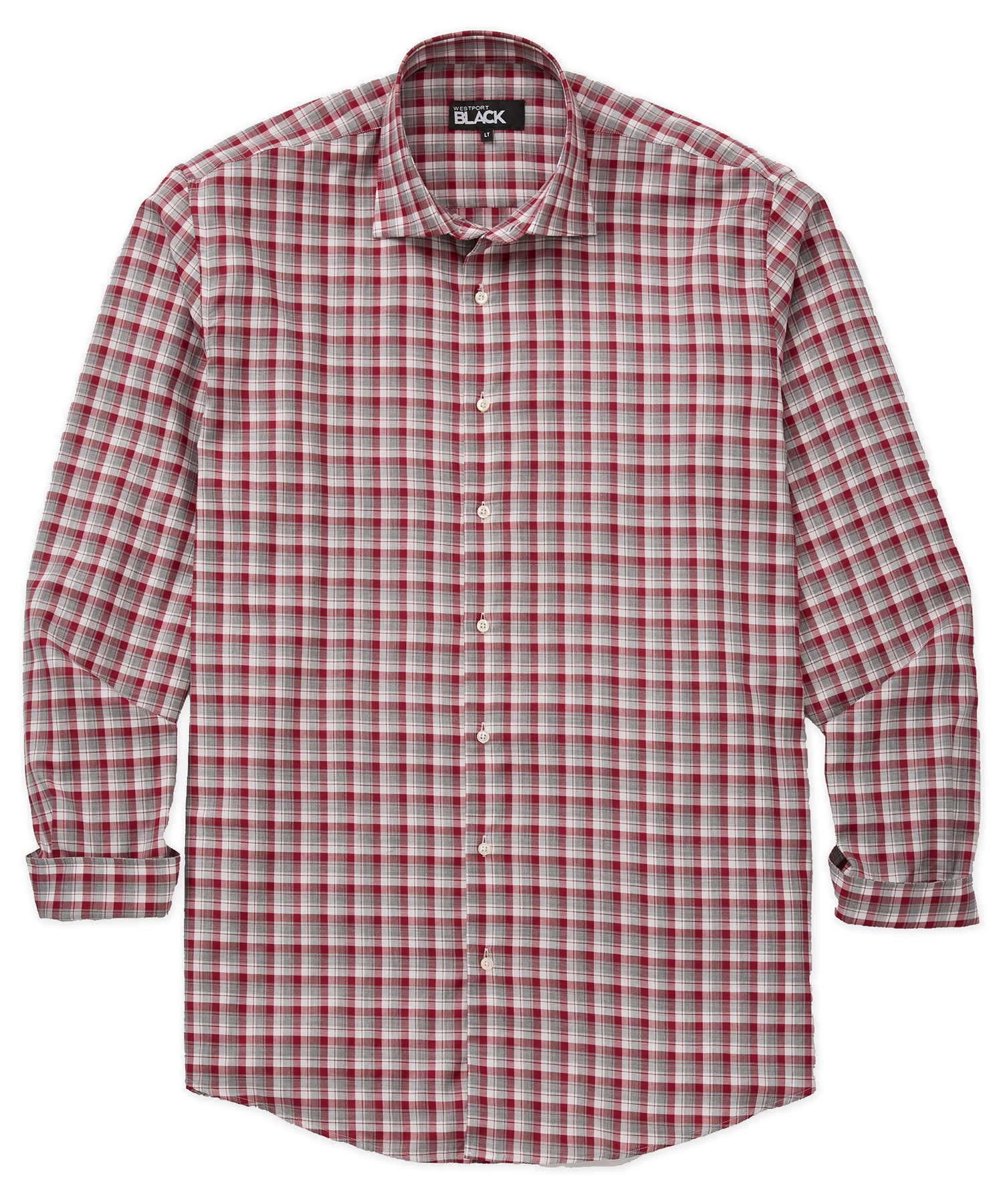 Bryceland's Cotton Sports Shirt Green/Orange Check