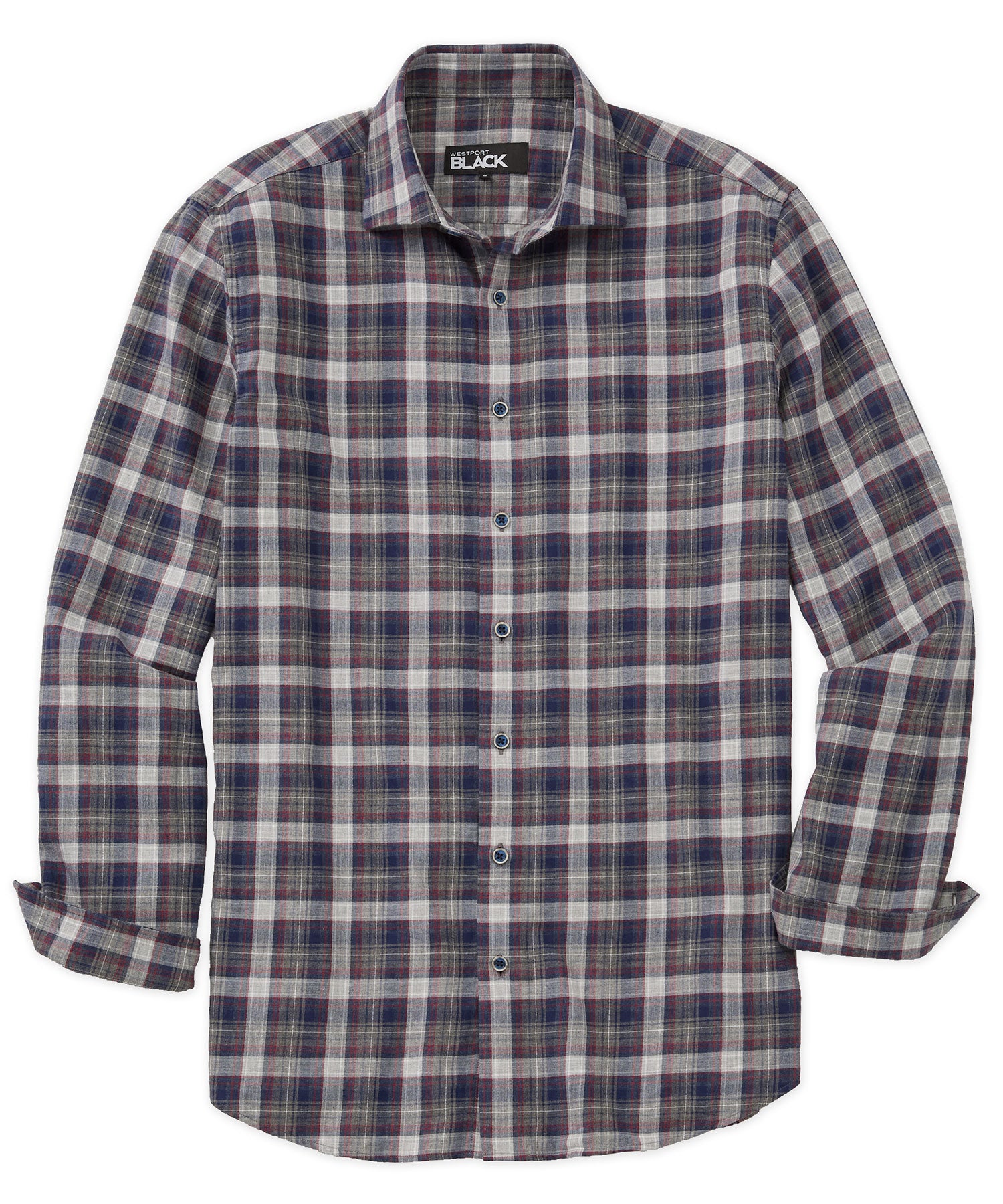 Casual Mens Plaid Button Down Men's Big Tall Westport Black Long Sleeve Plaid Sport Shirt Grey Multi 3XB Casual Mens Plaid Button Down Men's Big Tall Westport Black Long Sleeve Plaid Sport Shirt Grey Multi 3XB