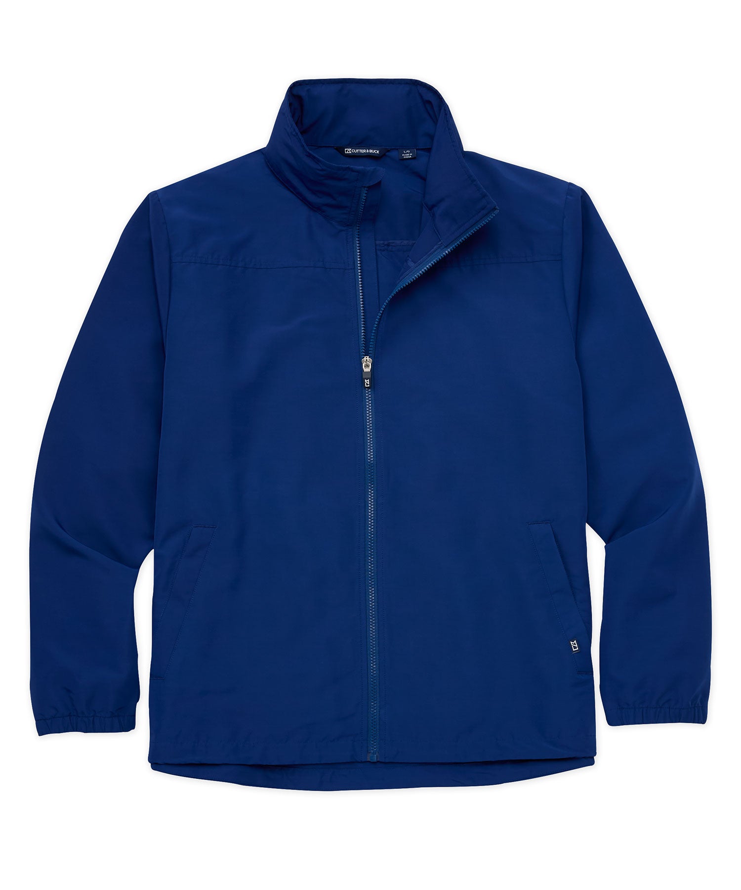 XXL 定2.5万 CUTTER&BUCK 圧着加工 ブルゾン ジャケット 紺 Cutter & Buck Big & Tall Charter Eco Knit Full-Zip Jacket