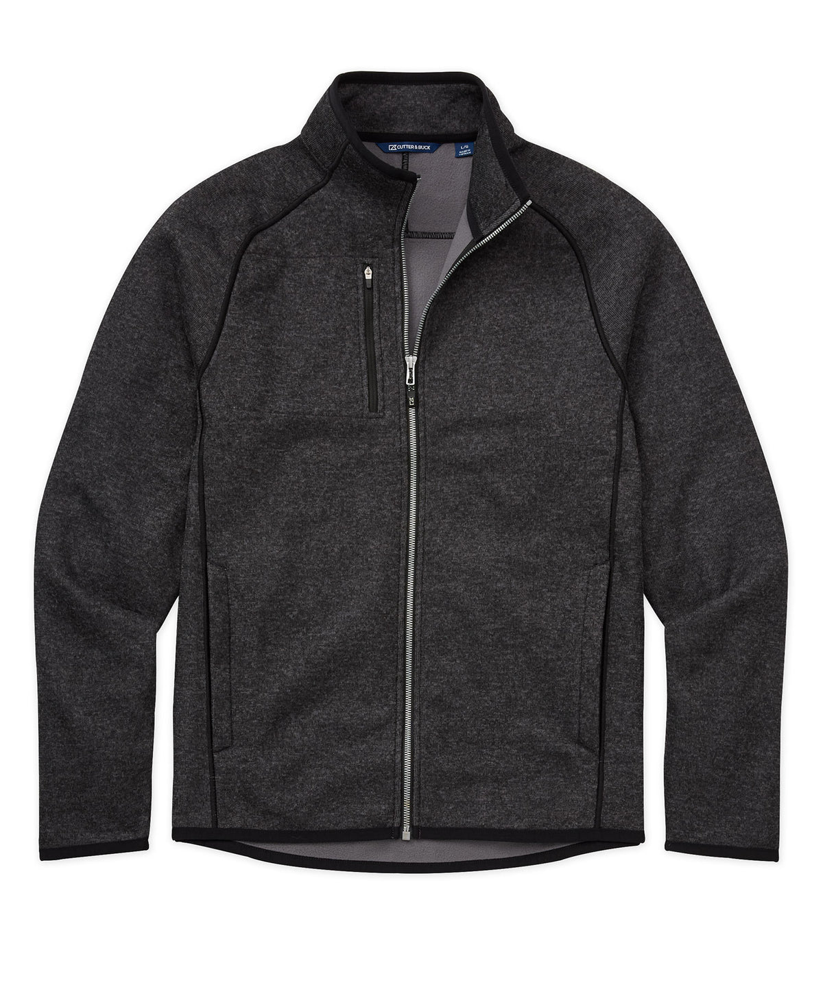 Cutter & Buck Mainsail Sweater-Knit Full Zip Jacket, Big & Tall