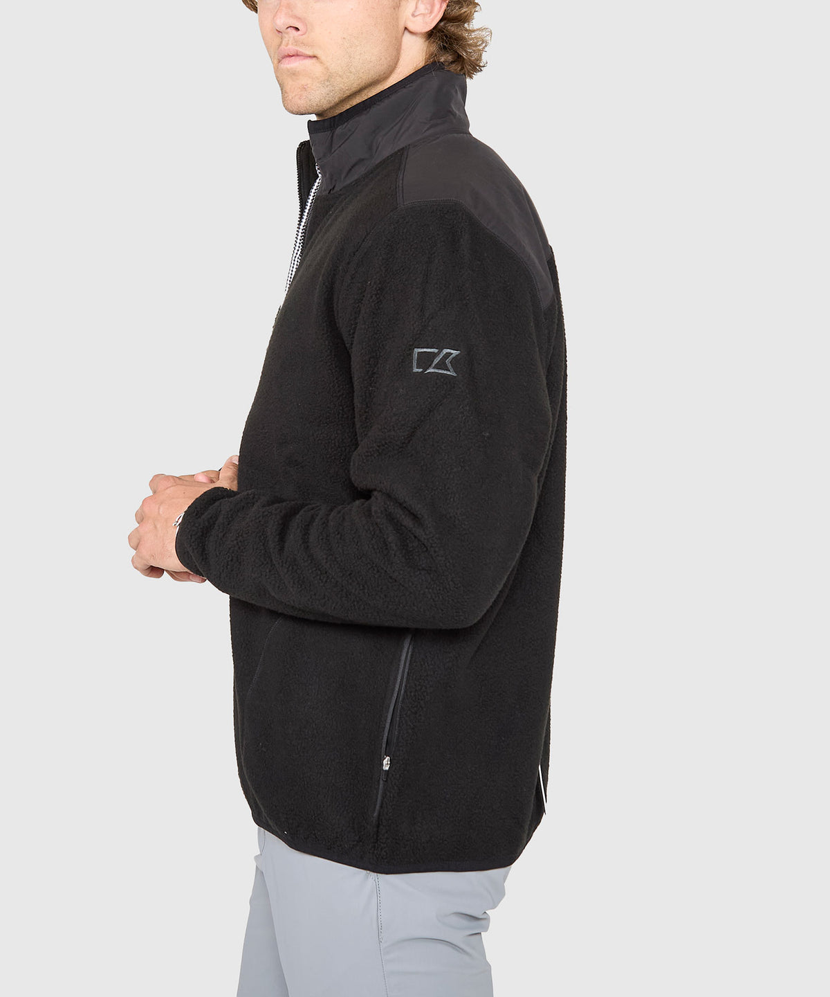 Cutter & Buck Cascade Eco Sherpa Fleece Jacket, Men's Big & Tall