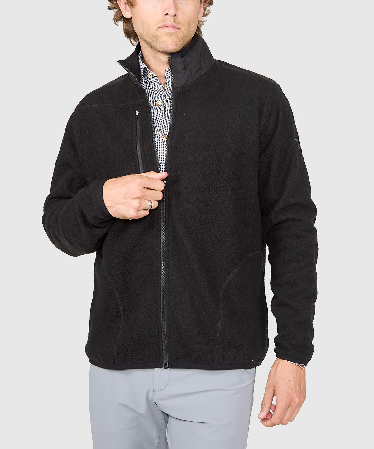Cutter & Buck Cascade Eco Sherpa Fleece Jacket, Men's Big & Tall