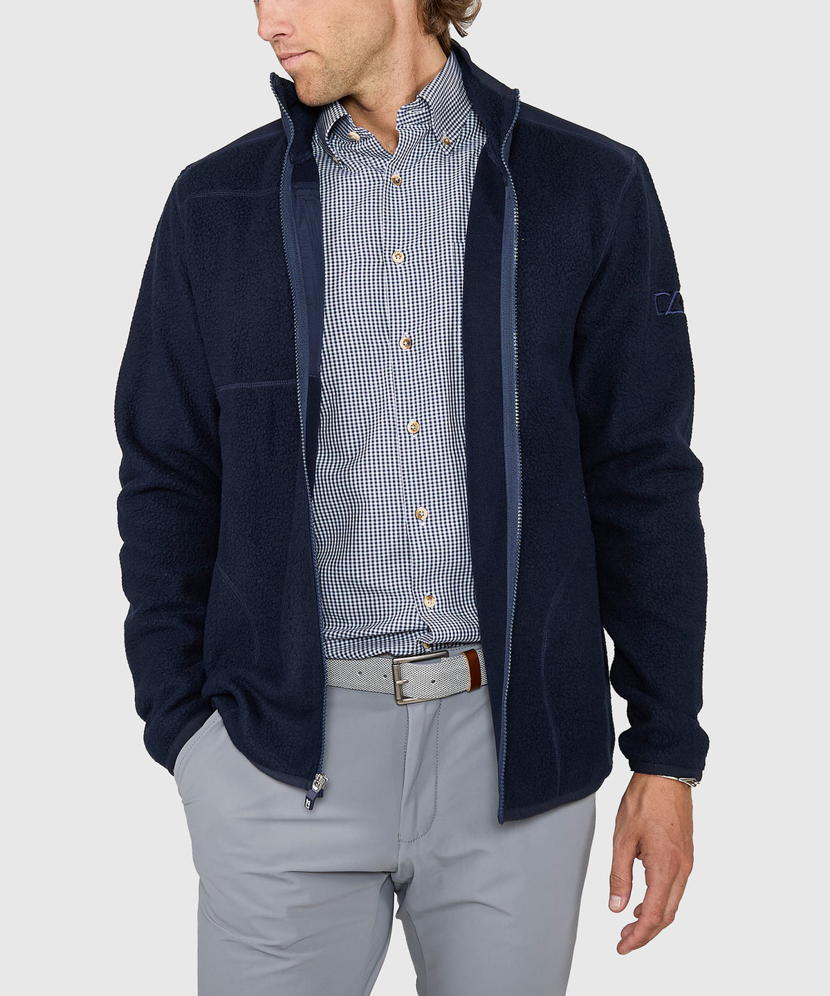 Cutter & Buck Cascade Eco Sherpa Fleece Jacket, Men's Big & Tall
