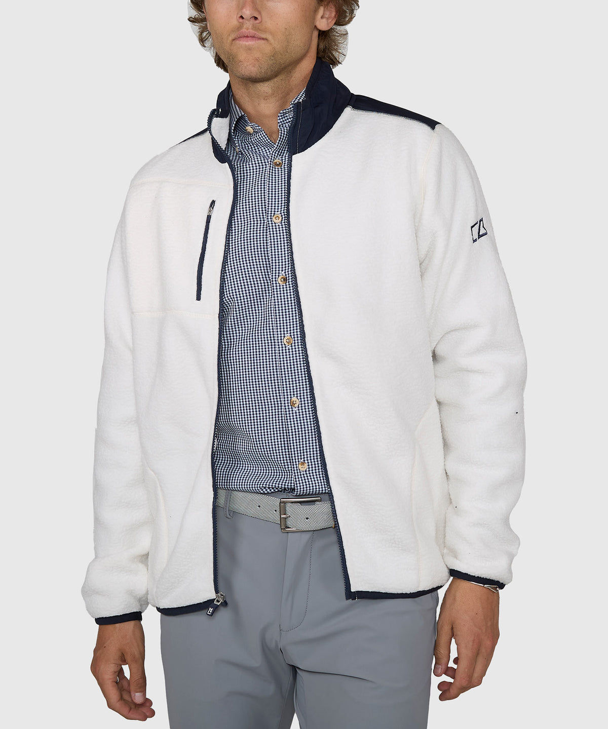 Cutter & Buck Cascade Eco Sherpa Fleece Jacket, Men's Big & Tall