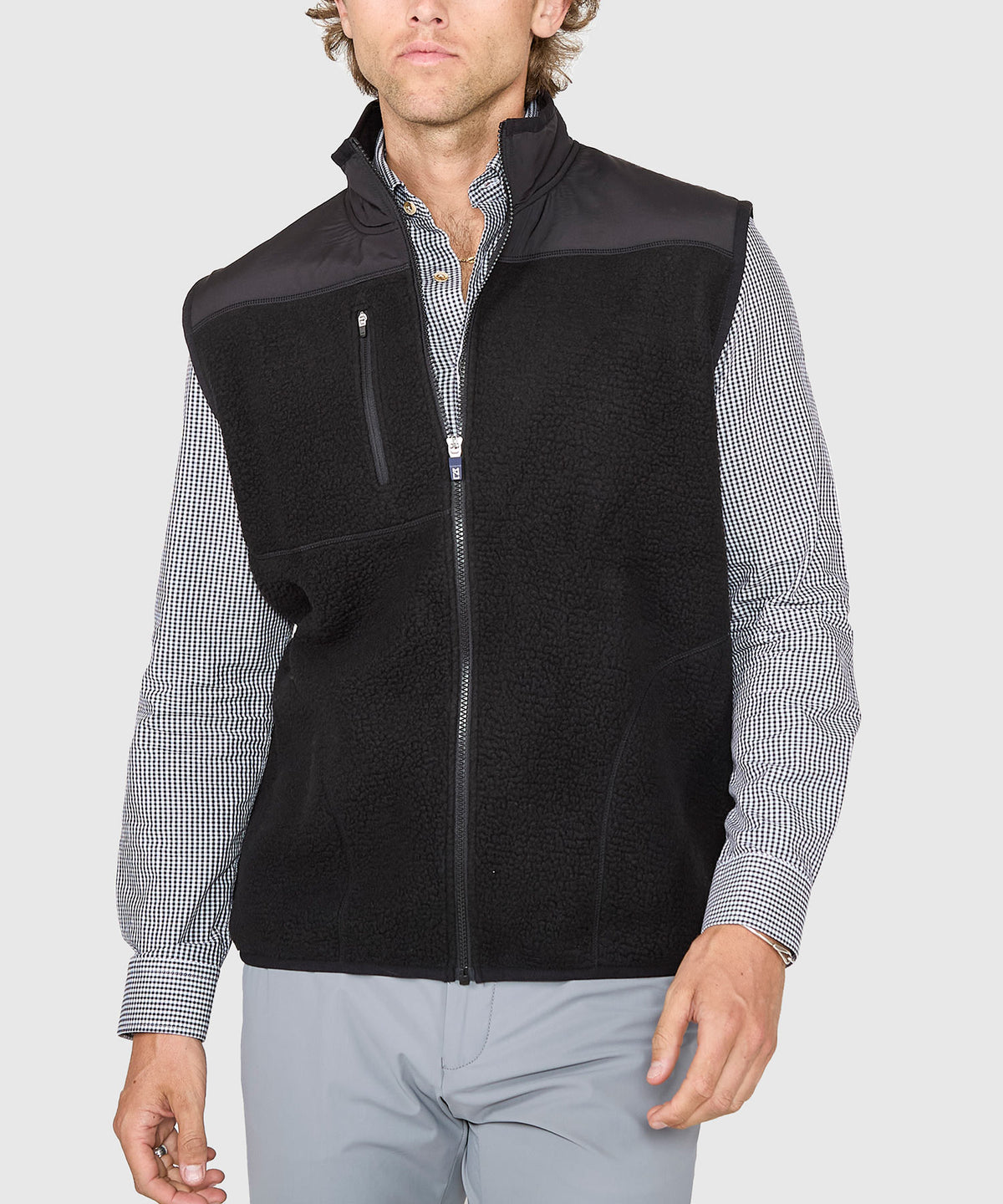 Cutter & Buck Cascade Eco Sherpa Fleece Vest, Men's Big & Tall