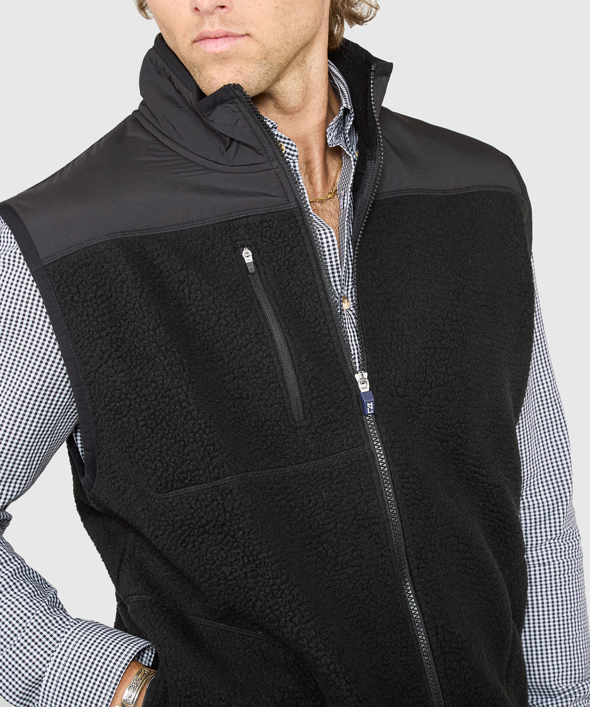 Cutter & Buck Cascade Eco Sherpa Fleece Vest, Men's Big & Tall
