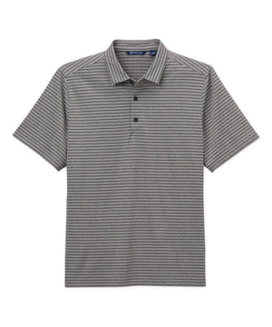 Cutter & Buck Forge Eco Heather Stripe Pattern Stretch Recycled Polo