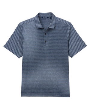 Cutter & Buck Forge Eco Heather Stripe Pattern Stretch Recycled Polo