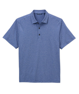 Cutter & Buck Forge Eco Heather Stripe Pattern Stretch Recycled Polo