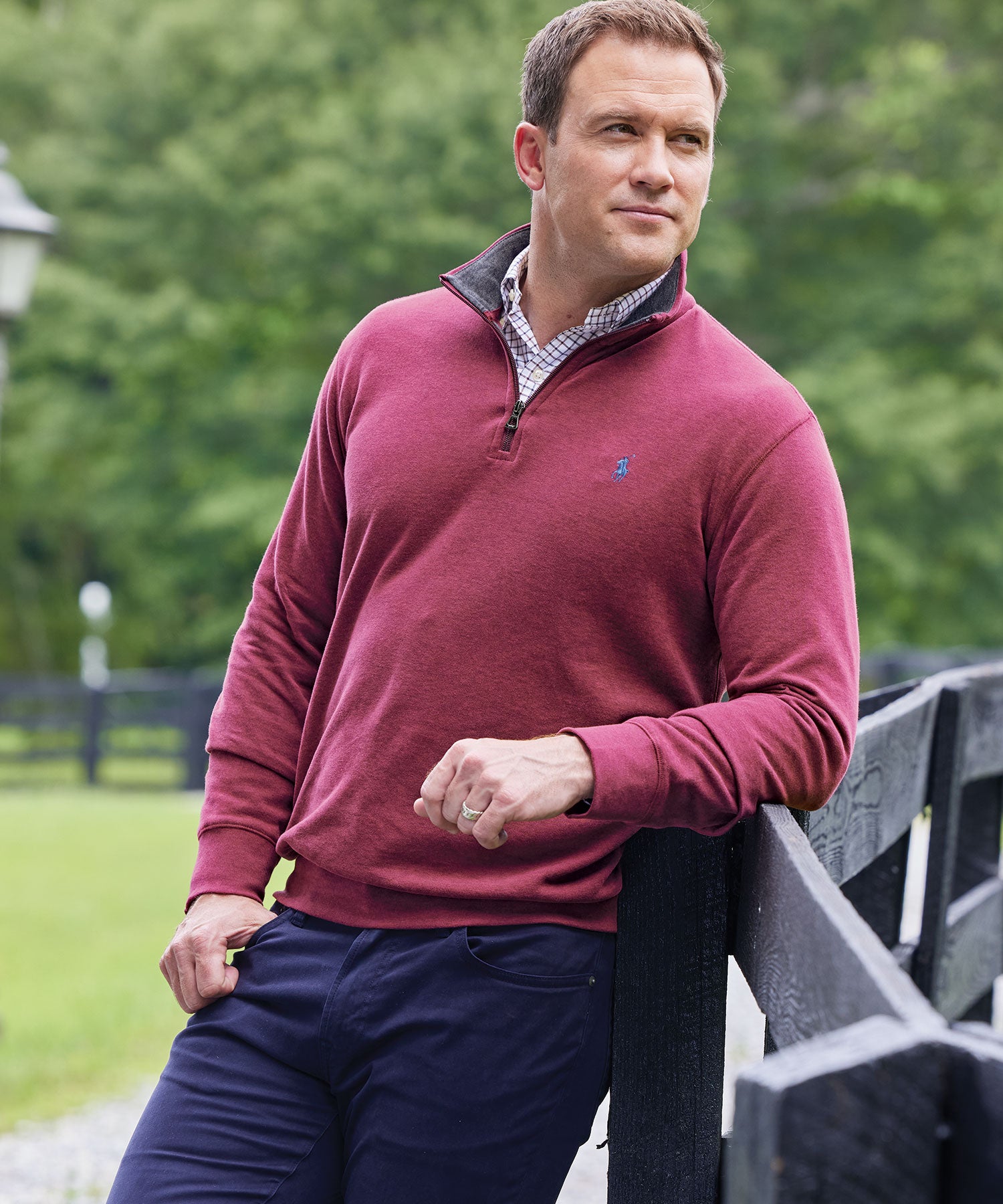 Half zip ralph lauren sweater deals