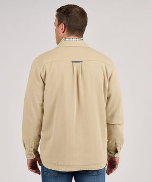 Westport Black Quilted Twill Shirt Jacket