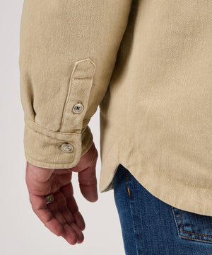 Westport Black Quilted Twill Shirt Jacket