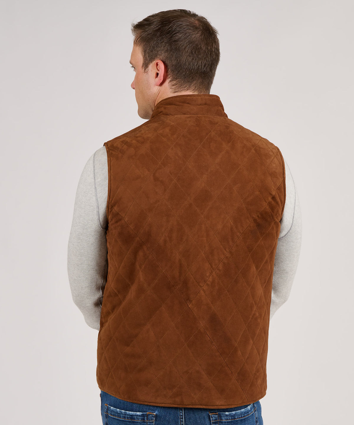 Westport Black Reversible Suede Vest, Men's Big & Tall