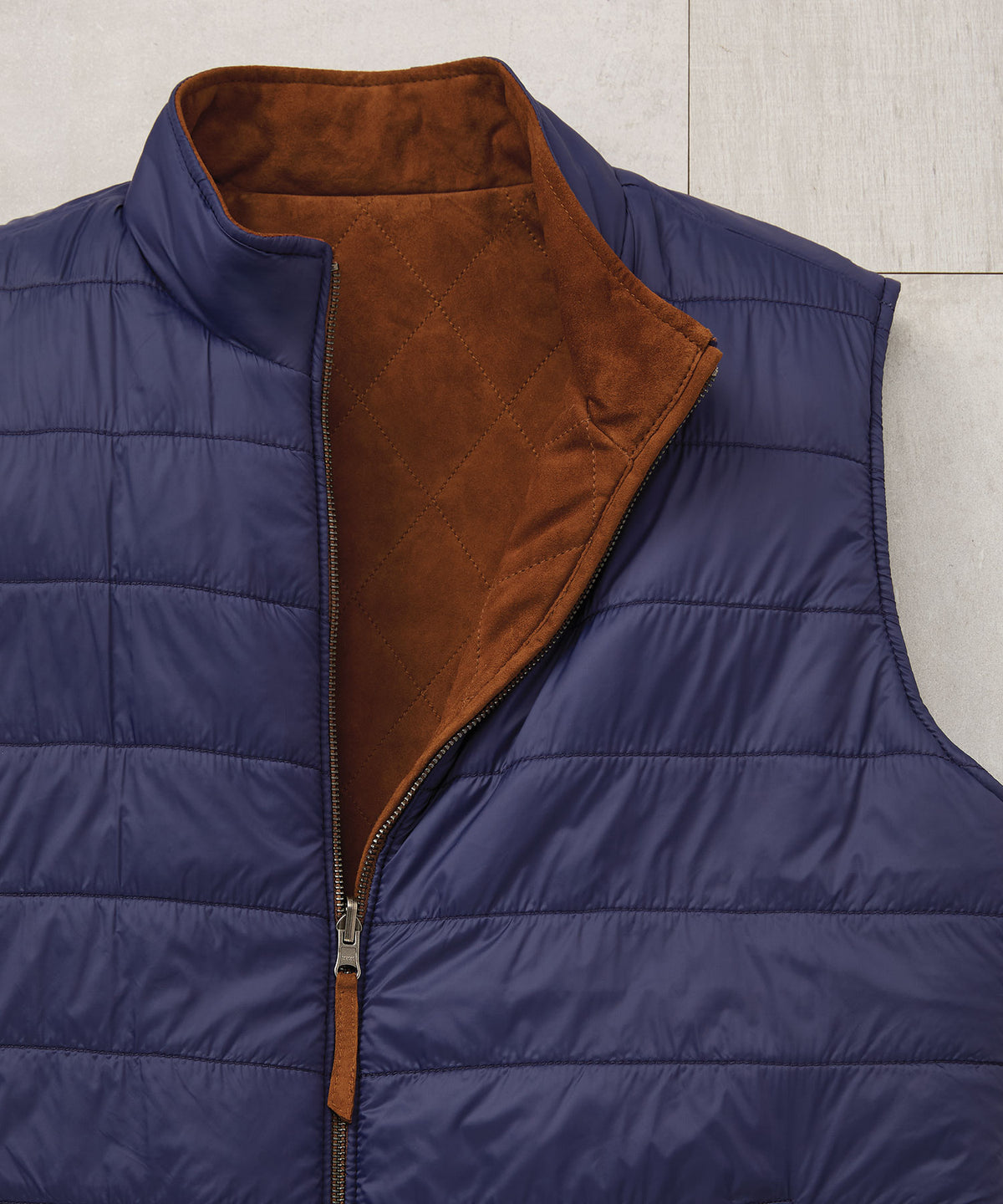 Westport Black Reversible Suede Vest, Men's Big & Tall