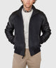 Westport Black Cashmere & Lambskin Bomber Jacket