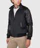 Westport Black Cashmere & Lambskin Bomber Jacket