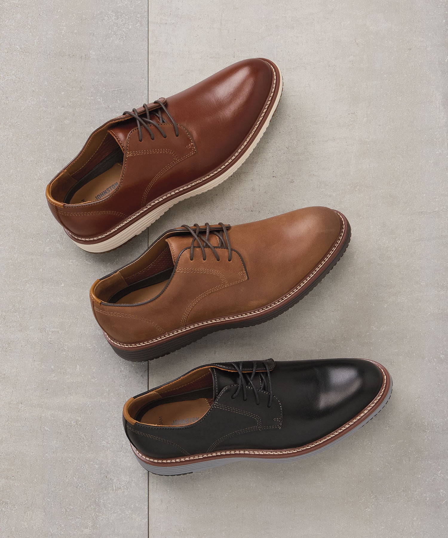Johnston & Murphy Upton Plain Toe Men's Tan / 14 / M Johnston & Murphy Upton Plain Toe Men's Tan / 14 / M