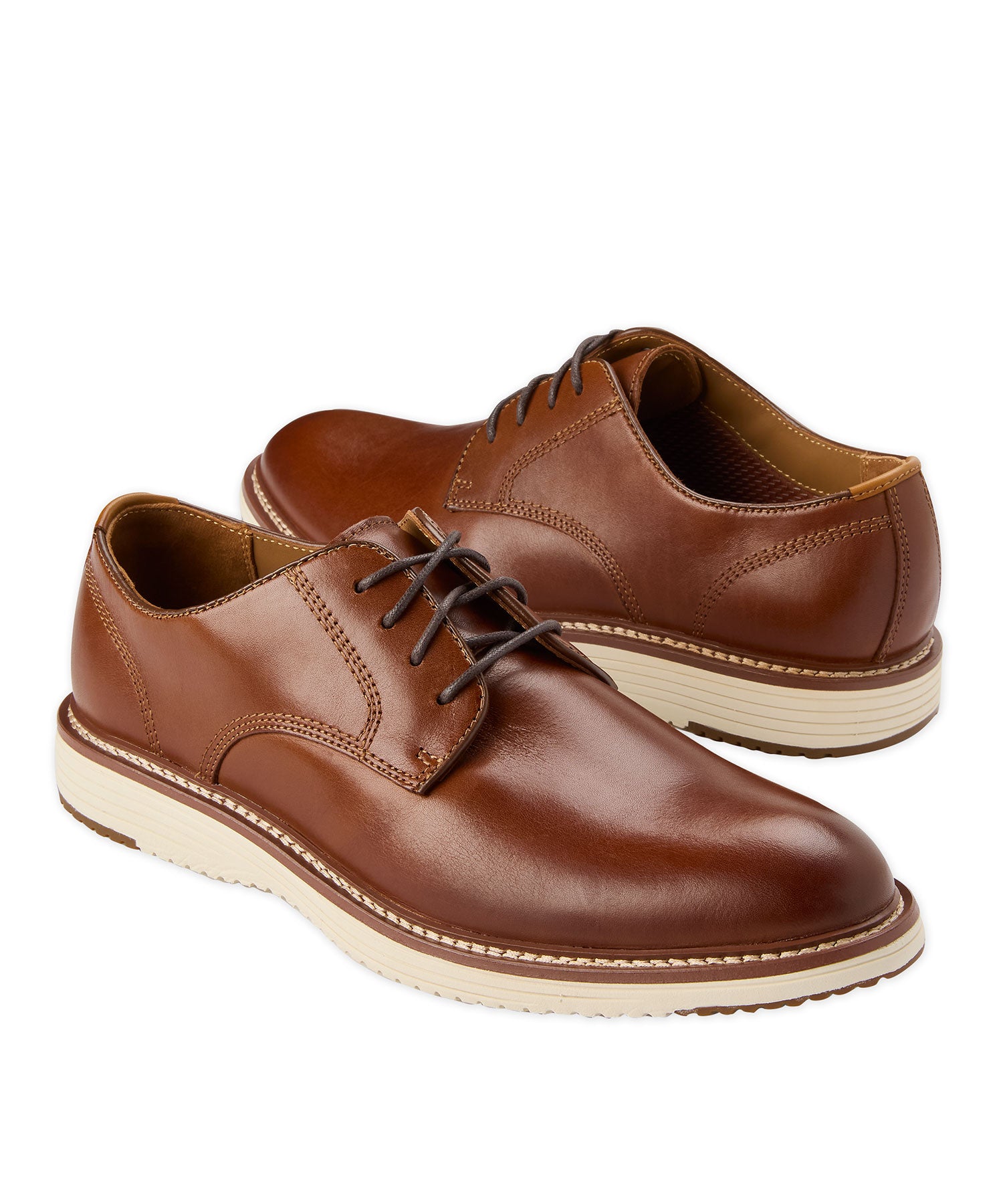 Johnston & Murphy Upton Plain Toe Men's Tan / 14 / M Johnston & Murphy Upton Plain Toe Men's Tan / 14 / M