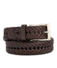 Westport Lifestyle 35mm Brushed Nickel Braided Belt