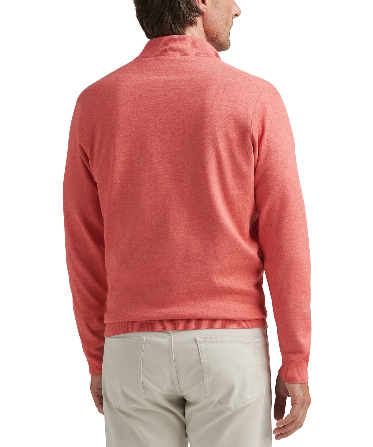 Peter Millar Coolspun Cotton Quarter Zip Sweater, Men's Big & Tall