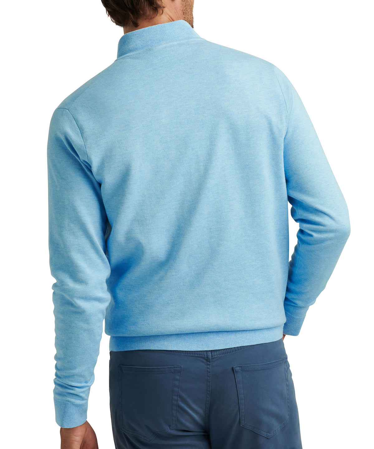 Peter Millar Coolspun Cotton Quarter Zip Sweater, Men's Big & Tall