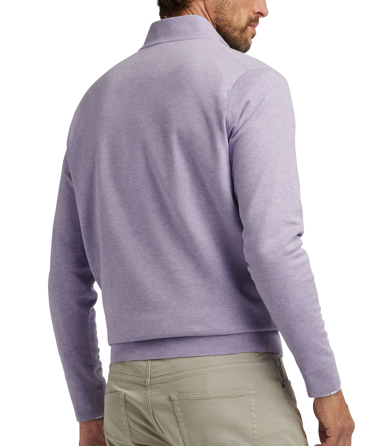 Peter Millar Coolspun Cotton Quarter Zip Sweater, Men's Big & Tall