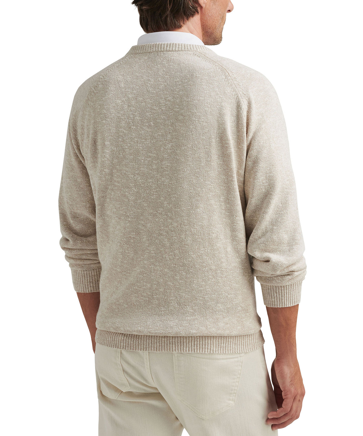 Peter Millar Montauk Cotton Blend V-Neck Sweater, Men's Big & Tall