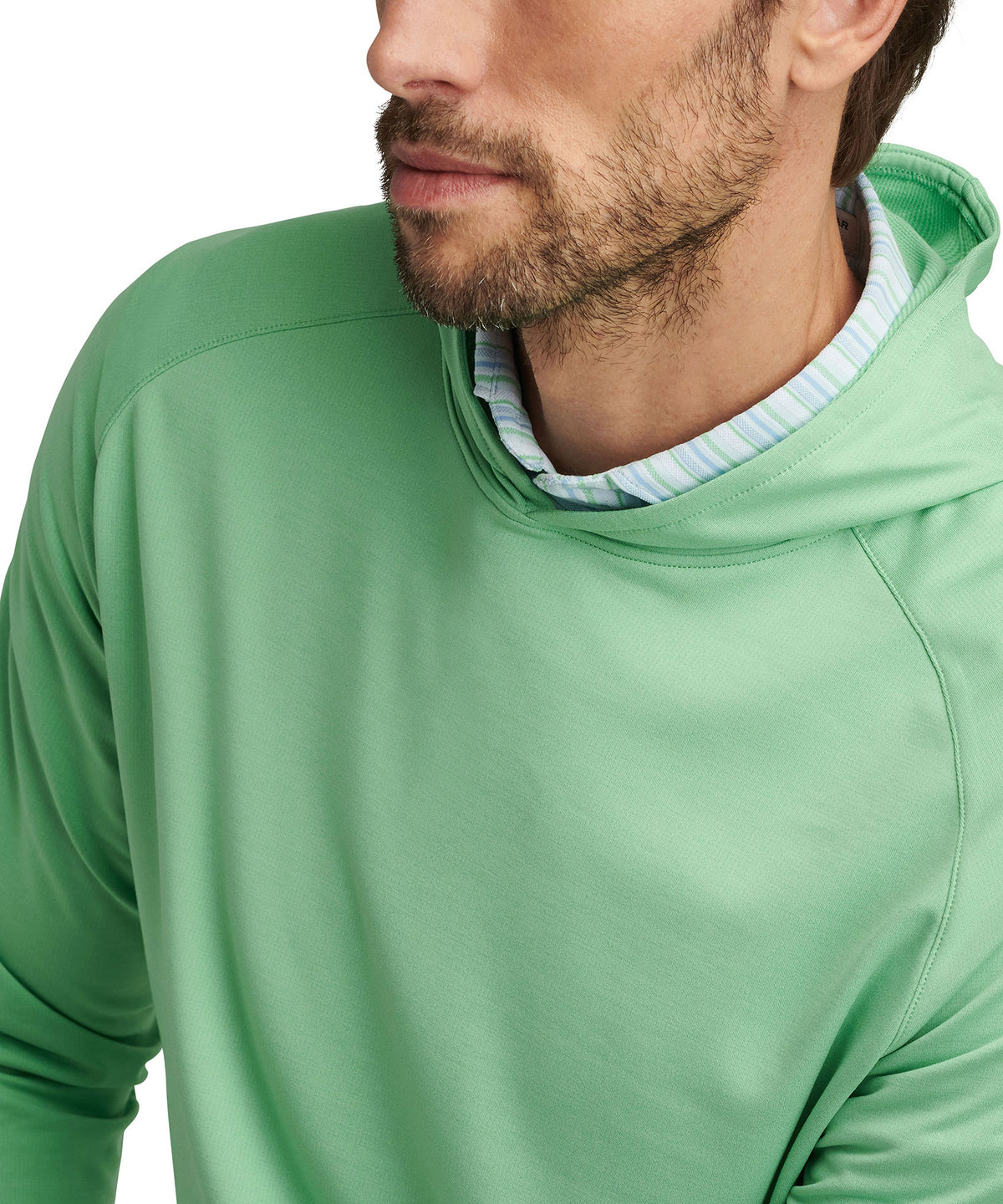 Peter Millar Pine Performance Hoodie Pullover, Men's Big & Tall