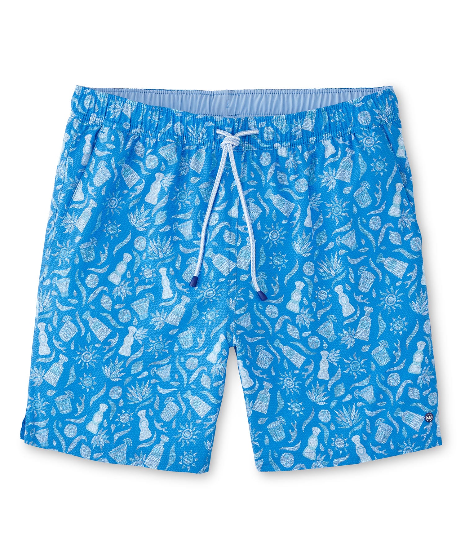 Peter Millar Saltwater Printed Swim Trunk