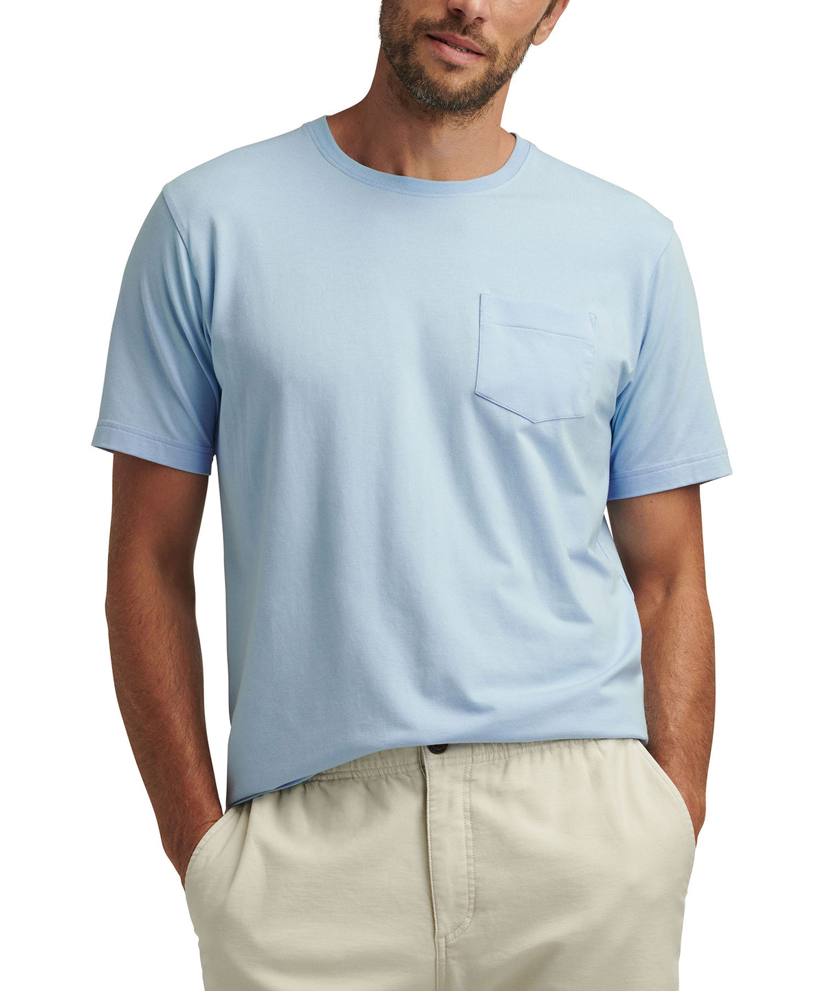 Peter Millar Short Sleeve Lava Wash Pocket T-Shirt, Men's Big & Tall