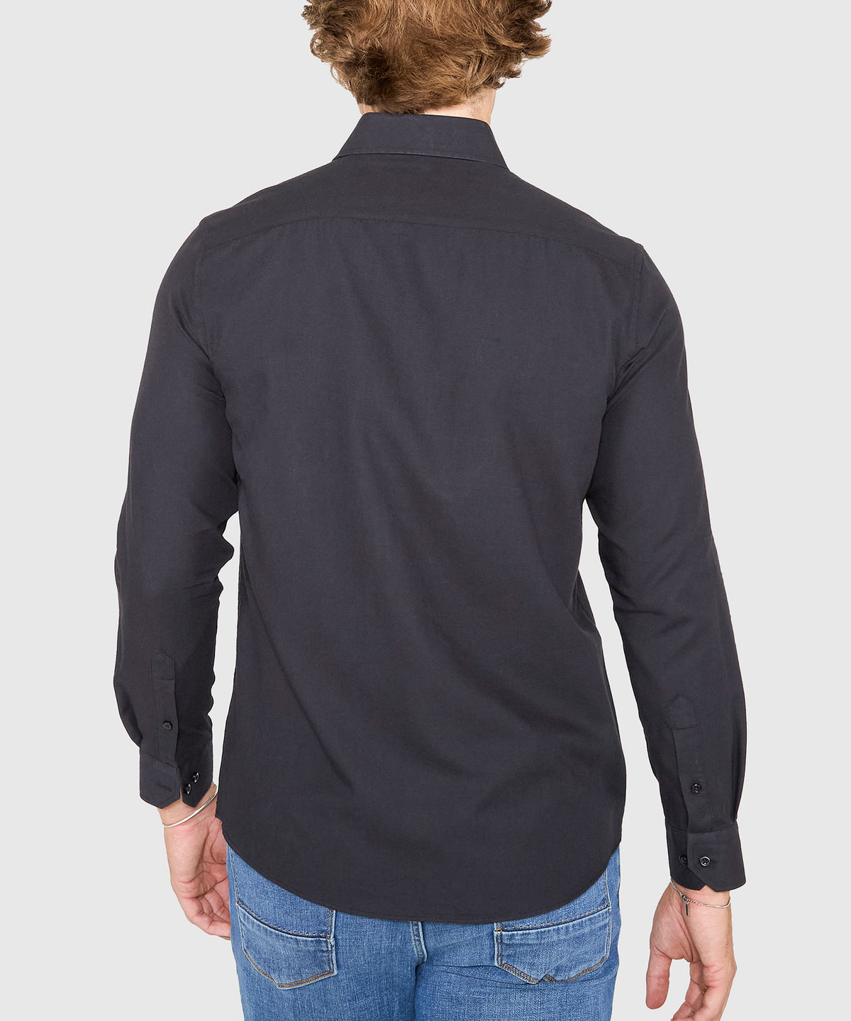 Westport No-Tuck Long Sleeve Button Down Collar Cotton Oxford Sport Shirt, Men's Big & Tall