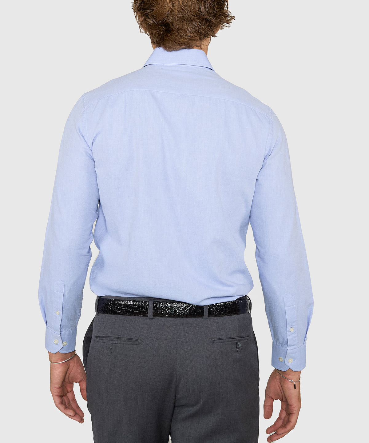 Westport No-Tuck Long Sleeve Button Down Collar Cotton Oxford Sport Shirt, Men's Big & Tall