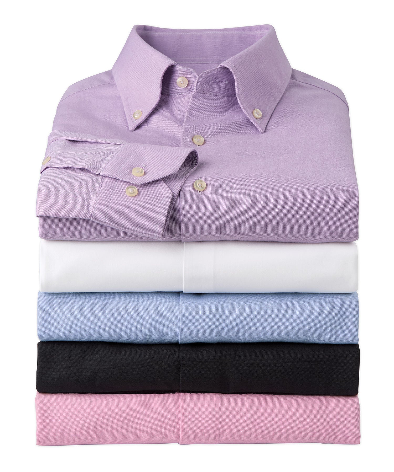 Men's Big & Tall Westport No-Tuck Long Sleeve Button Down Collar Cotton Oxford Sport Shirt Black / 2XB Men's Big & Tall Westport No-Tuck Long Sleeve Button Down Collar Cotton Oxford Sport Shirt Black / 2XB