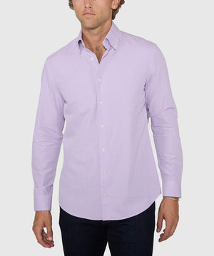 Westport No-Tuck Long Sleeve Button Down Collar Cotton Oxford Sport Shirt