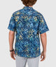 Westport Black Short Sleeve Batik Print Camp Shirt