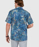 Westport Black Short Sleeve Batik Print Camp Shirt