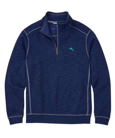 Tommy Bahama Tobago Bay Half Zip in Dark Channel Blue main image 0