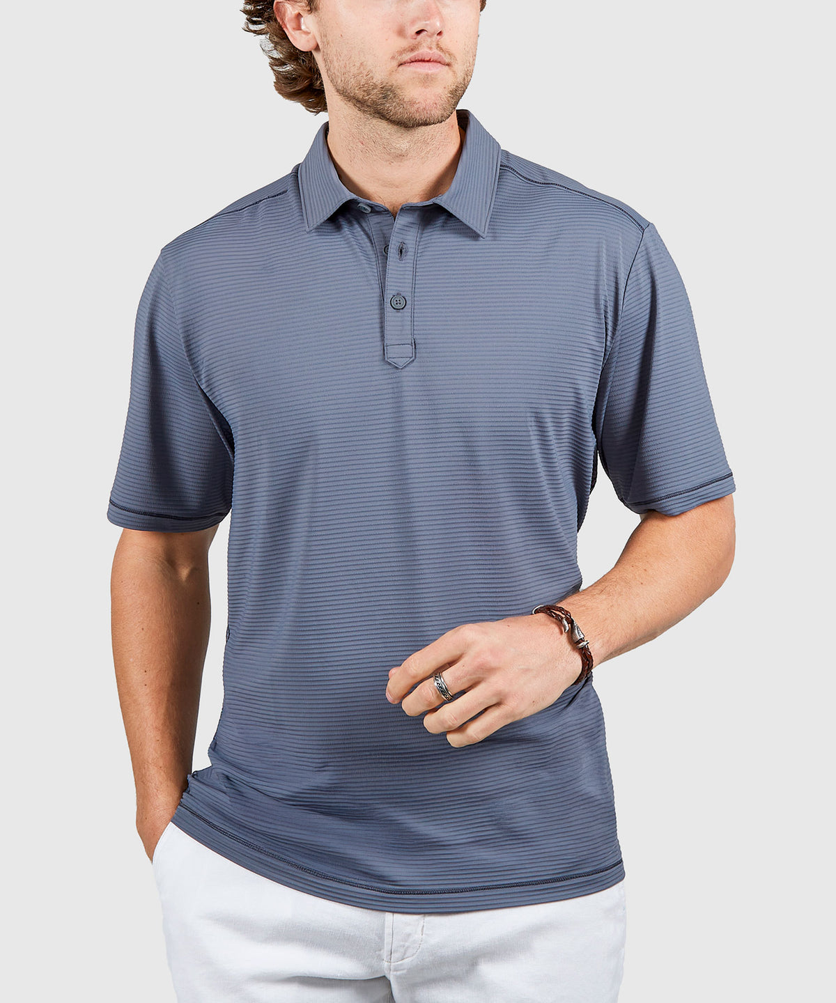 Tommy Bahama Short Sleeve Costa Wave Polo Knit Shirt, Men's Big & Tall