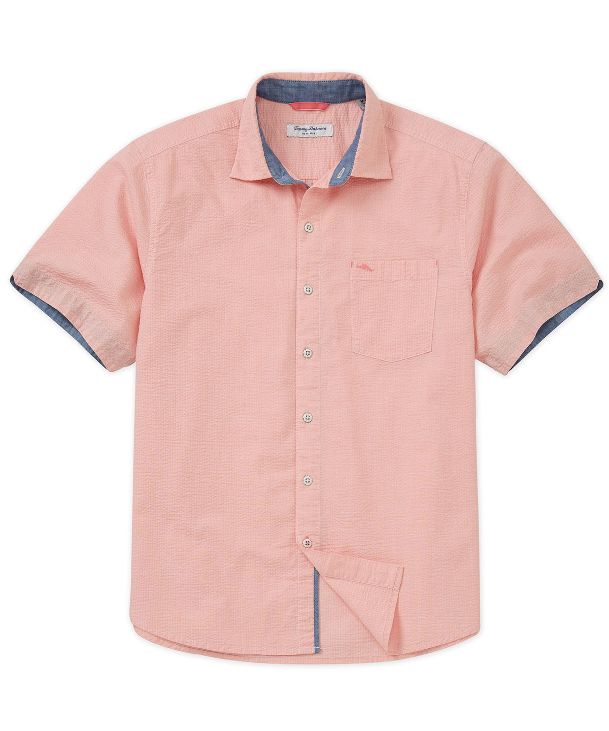 Big Tall Tommy Bahama Short Sleeve Nova Wave Sport Shirt
