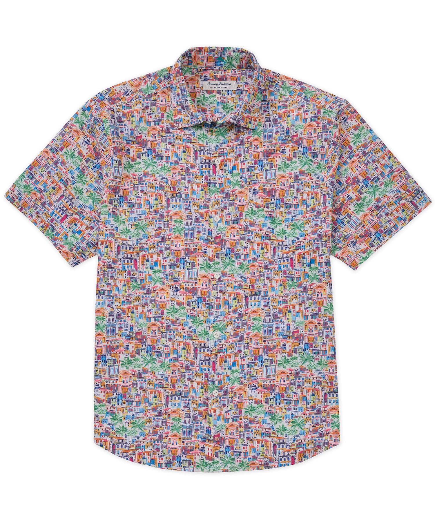 Big & Tall Tommy Bahama Short Sleeve Bahama Coast Sport Shirt